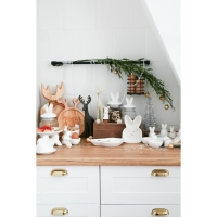 Блюдо для десертов Доляна &laquo;Зайка в золотом&raquo;, 16&times;9,5 см