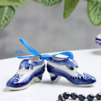 Сувенир "Туфельки", 3 х 7 см, гжель Сувенир "Туфельки", 3 х 7 см, гжель