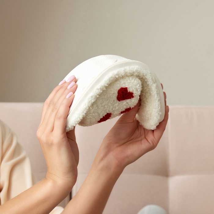 Тапочки женские с открытым носом размер 38-39