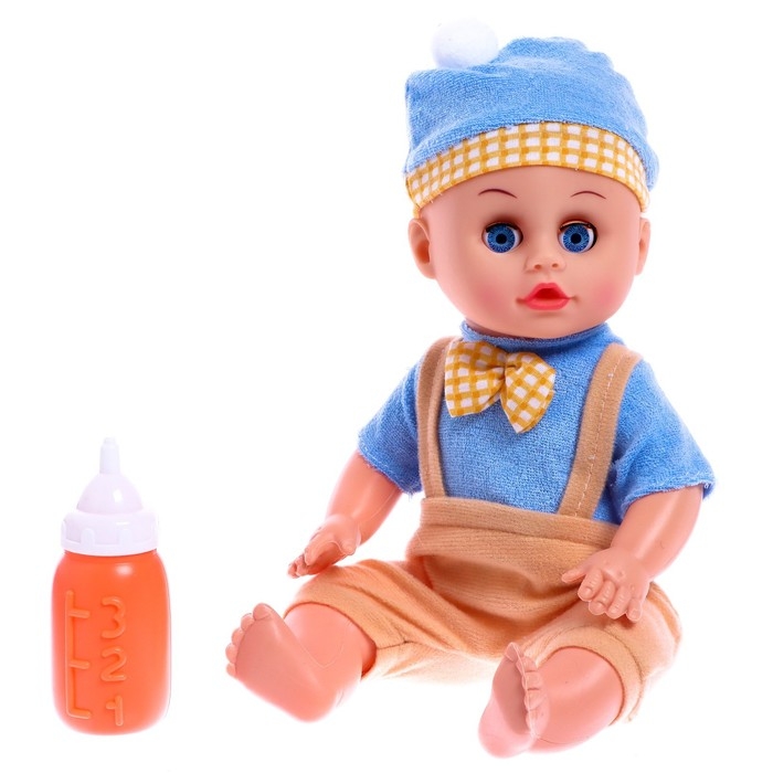 Пупс &laquo;Сережа&raquo; со звуком, в комбинезоне