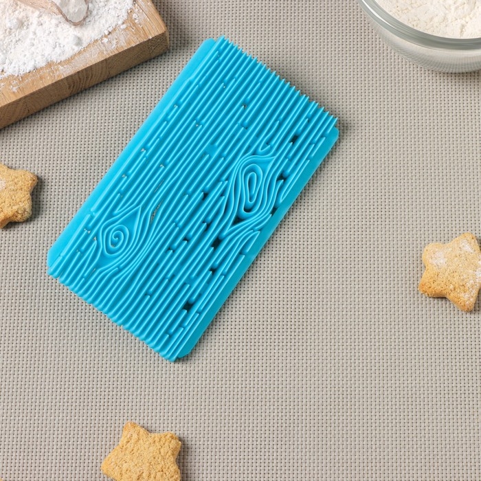 Печать для марципана и теста Доляна «Кора», 15×8 см Печать для марципана и теста Доляна «Кора», 15×8 см