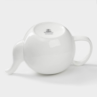 Чайник фарфоровый заварочный Wilmax Olivia &laquo;Классика&raquo;, 1,75 л, цвет белый