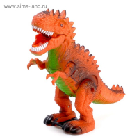 Динозавр &laquo;Рекс&raquo; работает от батареек, световые и звуковые эффекты, МИКС