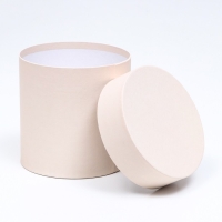 Набор шляпных коробок 5 в 1 "Ваниль", 20 &times; 20 &times; 20 ‒ 13,5 &times; 13,5 &times; 13,5 см