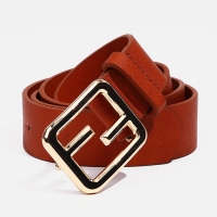 Ремень женский, ширина 3,5 см, пряжка металл, цвет рыжий Ремень женский, ширина 3,5 см, пряжка металл, цвет рыжий