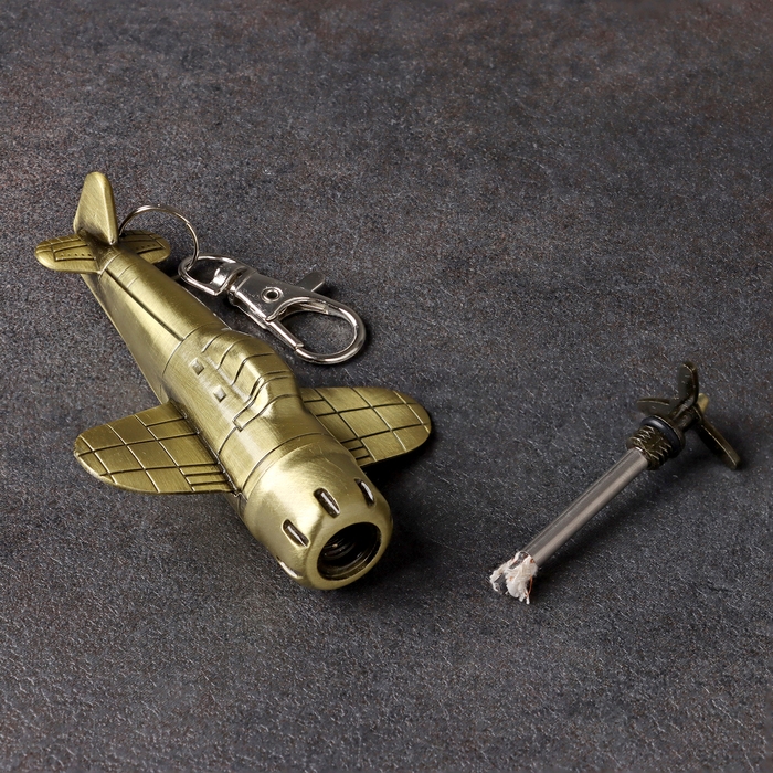 Вечная спичка Вечная спичка "Самолет" туристическая, с кольцом