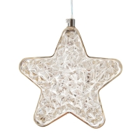 Каскад "Звезды" 10LED+3LED 128Вт ПДУ золото 40х40х200см BayerLux