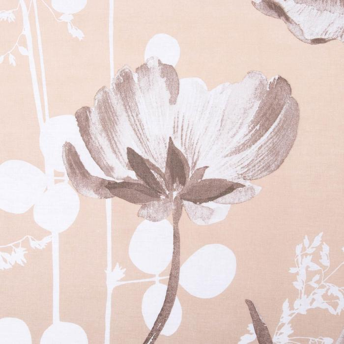 Постельное бельё "Этель" евро Кремовое утро 200х217 см, 240*220 см, 70х70 см - 2 шт., 100% хлопок, бязь 125 г/м&sup2;