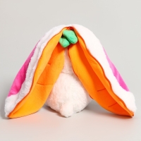 Мягкая игрушка &laquo;Зайка-морковка&raquo;, 35 см, на молнии