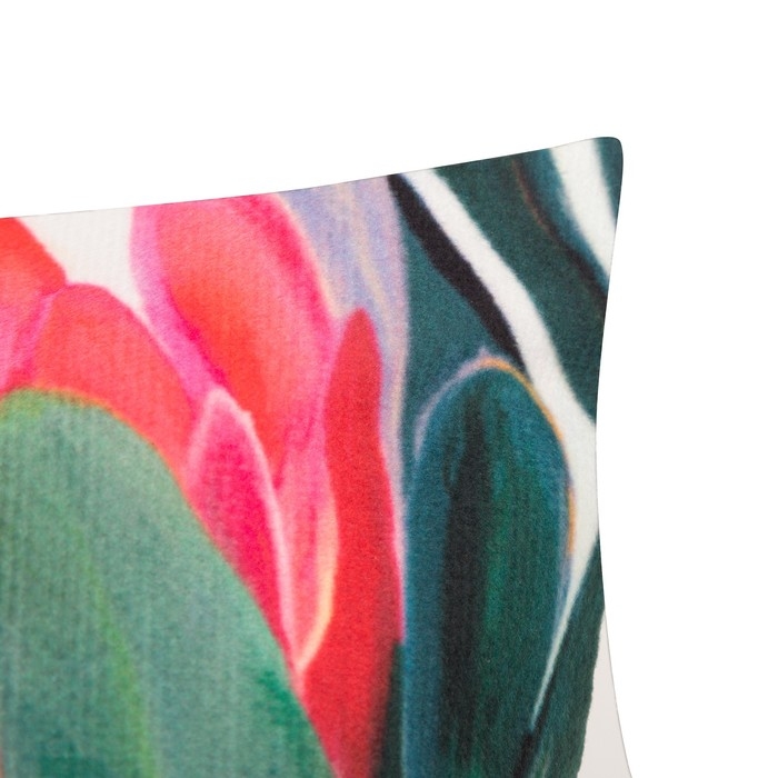 Наволочка декоративная Этель &laquo;Протея&raquo; 40х40 см, велюр, 100% п/э