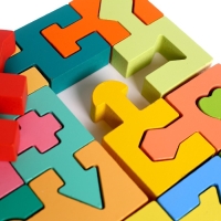 Детский развивающий конструктор «Собери по частям» 16 × 16 × 1,5 см Детский развивающий конструктор «Собери по частям» 16 × 16 × 1,5 см