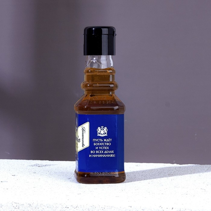 Гель для душа во флаконе виски «Богатства!», 100 мл, аромат пряного виски, Новый Год Гель для душа во флаконе виски «Богатства!», 100 мл, аромат пряного виски, Новый Год