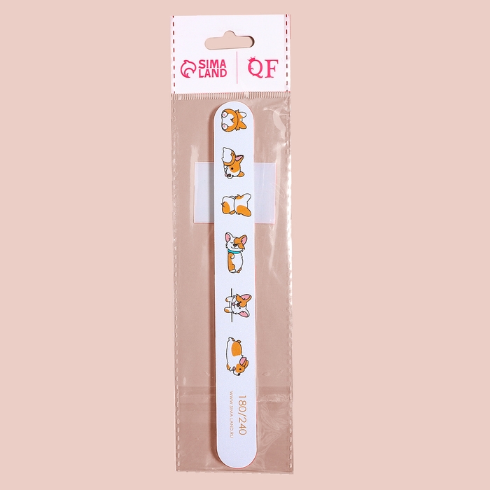 Пилка - наждак «Корги», абразивность 180/240, 18 см Пилка - наждак «Корги», абразивность 180/240, 18 см