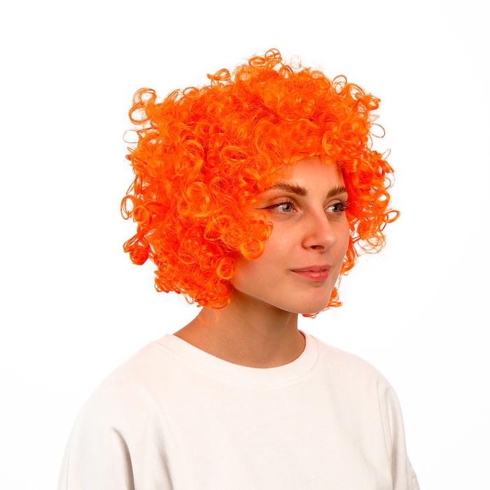 Карнавальный парик &laquo;Объём&raquo;, цвет оранжевый, 120 г