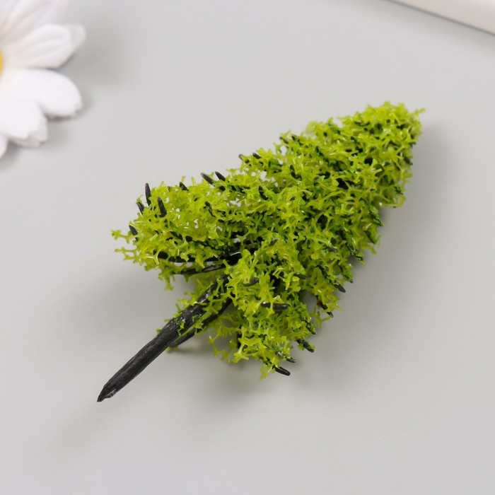 Искусственное растение для творчества пластик Искусственное растение для творчества пластик "Ель" светло-зелёная 10 см