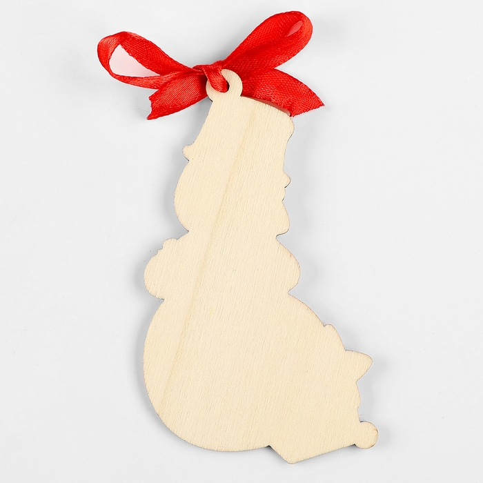 Письмо от Деда Мороза на новый год в конверте &laquo;Новогодний ответ!&raquo; с деревянной игрушкой под роспись