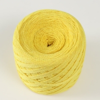 Трикотажная пряжа "Риббон" 85м/170&plusmn;5 гр (Желтый) МИКС