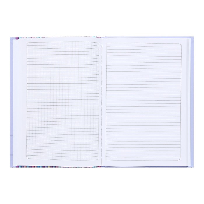 Бизнес-блокнот А5, 96 листов, в клетку/линейку, Gentle design, твёрдая обложка, матовая ламинация, блок офсет