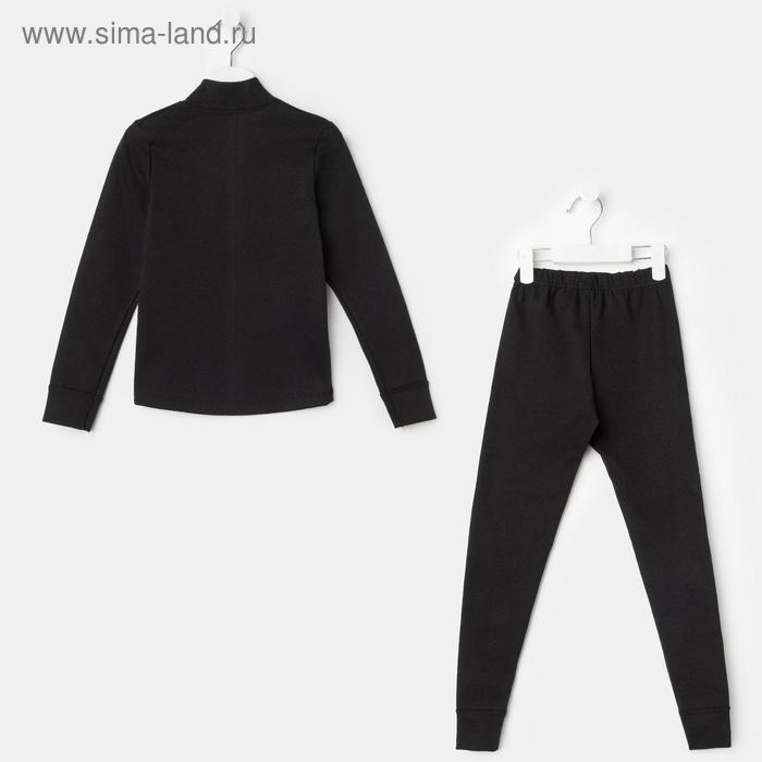 Комплект для мальчика термо (водолазка, кальсоны), цвет чёрный, рост 146 см (40) Комплект для мальчика термо (водолазка, кальсоны), цвет чёрный, рост 146 см (40)