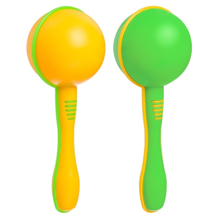 Набор погремушек «Перкуссионные маракасы», шейкеры, 2 шт., цвет МИКС, Крошка Я Набор погремушек «Перкуссионные маракасы», шейкеры, 2 шт., цвет МИКС, Крошка Я