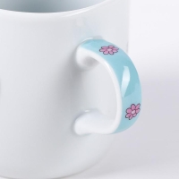 Набор детской посуды из керамики Доляна &laquo;Крош&raquo;, 3 предмета: кружка 230 мл, миска 400 мл, тарелка d=18 см