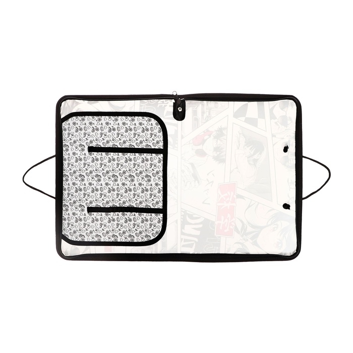 Папка для труда А4, с ручками, молния вокруг, пластиковая, Calligrata