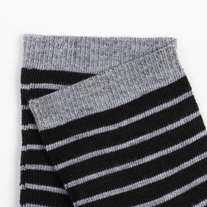 Носки детские, цвет чёрный, р-р 18-20