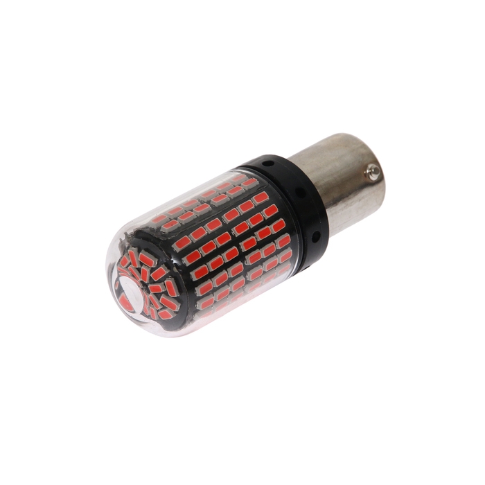 Автолампа светодиодная P21W 1156, 144 SMD, 12 В, CanBus, свет красный Автолампа светодиодная P21W 1156, 144 SMD, 12 В, CanBus, свет красный