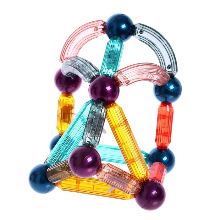 Конструктор магнитный для малышей &laquo;Магические палочки с животными&raquo;, 35 деталей