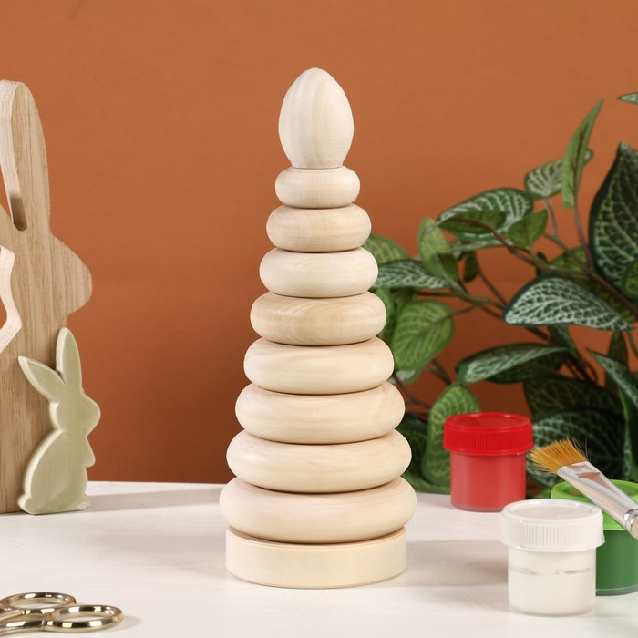 Заготовка для творчества Пирамидка, 18 х d7см