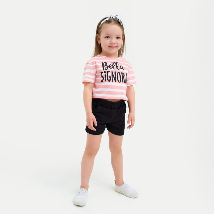 Шорты для девочки с рюшей KAFTAN Шорты для девочки с рюшей KAFTAN "Amore", размер 38 (146-152)