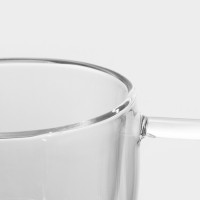 Кружка стеклянная с двойными стенками Magistro &laquo;Дуо&raquo;, 280 мл, 13,5&times;9,5&times;8 см