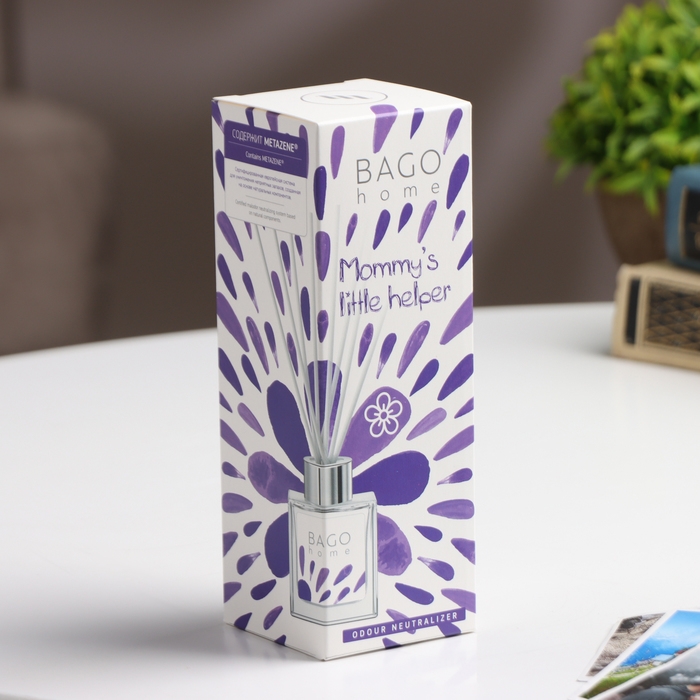 Диффузор ароматический цветочная пудра BAGO home 45 мл Диффузор ароматический цветочная пудра BAGO home 45 мл