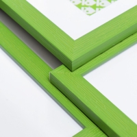 Фоторамка пластик на 7 фото "KRUZO", цв. зелёный