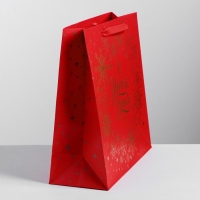 Пакет подарочный новогодний ламинированный квадратный «С Новым Годом!», 30 х 30 х 12см, Новый год Пакет подарочный новогодний ламинированный квадратный «С Новым Годом!», 30 х 30 х 12см, Новый год