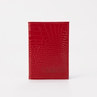 Визитница на 18 карт, цвет красный