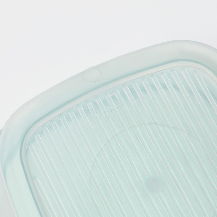 Набор контейнеров квадратных BioFresh, 3 шт: 0,23 л, 0,5 л, 0,9 л, цвет прозрачный, крышка МИКС Набор контейнеров квадратных BioFresh, 3 шт: 0,23 л, 0,5 л, 0,9 л, цвет прозрачный, крышка МИКС