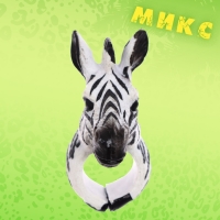 Игровое кольцо &laquo;Мир животных&raquo; 3,5 &times; 4,5 &times; 2,5см, 12 видов, МИКС