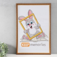 Фоторамка пластик "Винтаж" 40х60 см, бук Фоторамка пластик "Винтаж" 40х60 см, бук