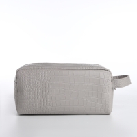 Косметичка на молнии, цвет серый Косметичка на молнии, цвет серый