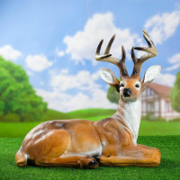 Садовая фигура "Олень лежит" 55х25х50см Садовая фигура "Олень лежит" 55х25х50см