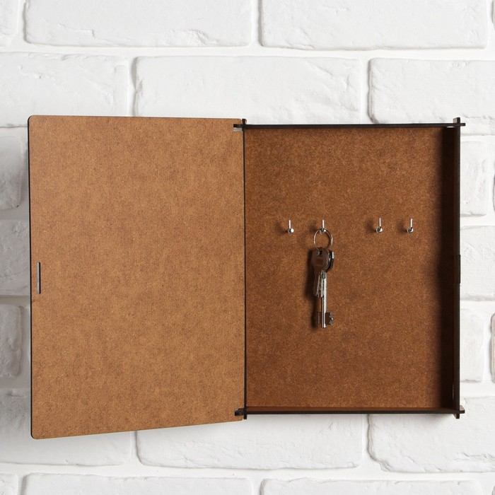 Ключница настенная - шкатулка &laquo;Любви, удачи, счастья&raquo;, 26 х 20 см.