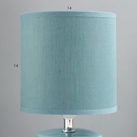 Настольная лампа "Синбола" E14 40Вт зеленый 14х14х26,5 см RISALUX