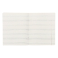 Комплект тетрадей из 10 штук, 12 листов в линию Calligrata "Школьная. Голубая", обложка мелованный картон, ВД-лак, блок №2, белизна 75% (серые листы)