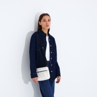 Сумка кросс-боди, наружный карман, цвет белый Сумка кросс-боди, наружный карман, цвет белый