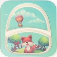 Набор бамбуковой посуды «Мельница», 5 предметов: тарелка, миска, стакан, вилка, ложка Набор бамбуковой посуды «Мельница», 5 предметов: тарелка, миска, стакан, вилка, ложка