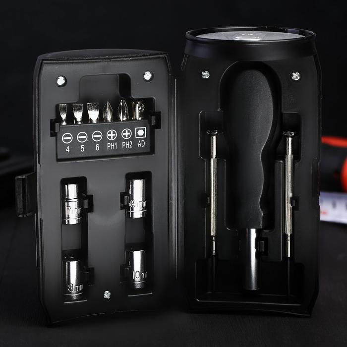 Набор инструментов в банке &laquo;Мужик&raquo;, 13 предметов