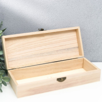 Шкатулка дерево под роспись "Прямоугольная с крючком" 24х9,5х6 см Шкатулка дерево под роспись "Прямоугольная с крючком" 24х9,5х6 см