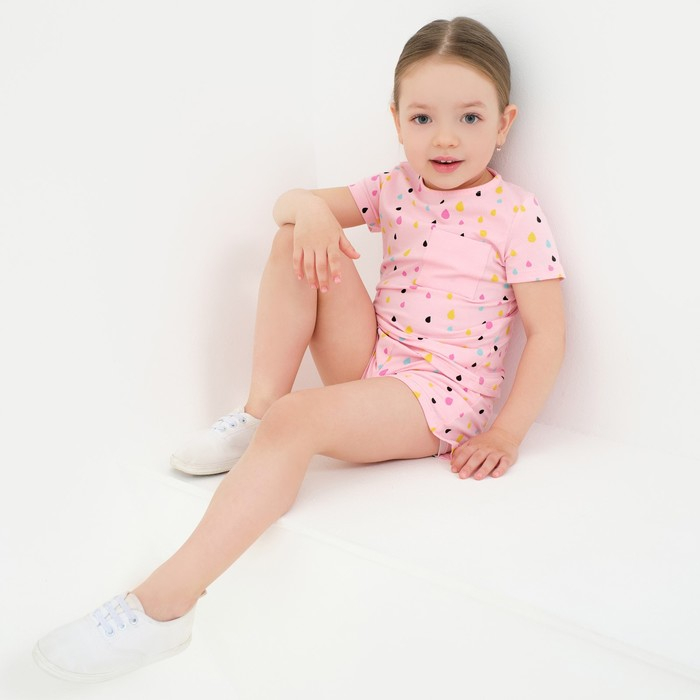 Шорты для девочки с рюшей KAFTAN "Unicorn", размер 32 (110-116)