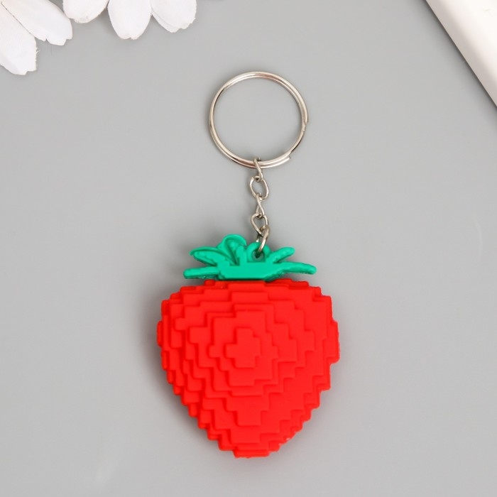 Брелок резина Брелок резина "Клубничка" 4х5 см